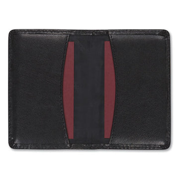 Samsill® Regal Leather Business Card Wallet, Holds 25 2 X 3.5 Cards, 4.25 X 3, Black freeshipping - TVN Wholesale